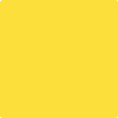336-Bold: Yellow a paint color by Benjamin Moore avaiable at Clement's Paint in Austin, TX.