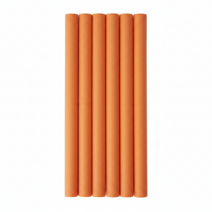 Annie Soft Twist Hair Rollers 5/8 Inch, 6 Count, Orange