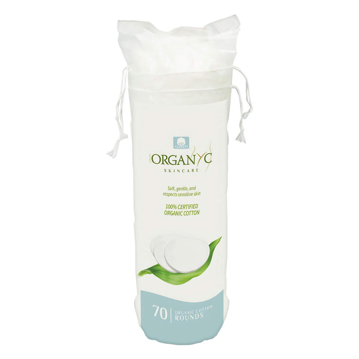 Package of Organyc Beauty Cotton Rounds 200 Rounds