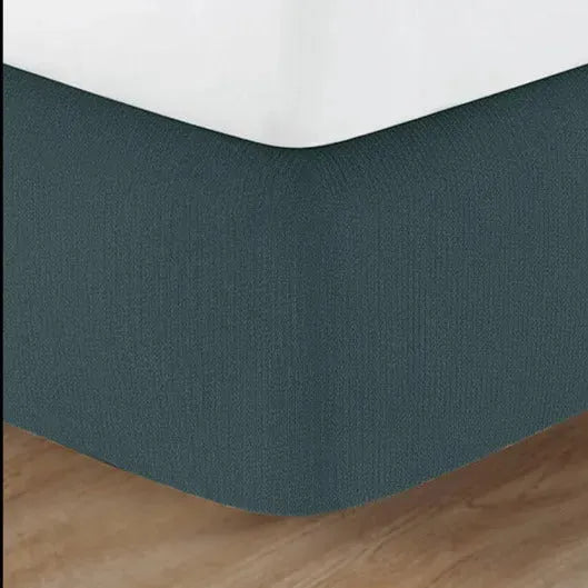 Helix Pattern Box Spring Cover / Malachite / Full/Queen 2 PK