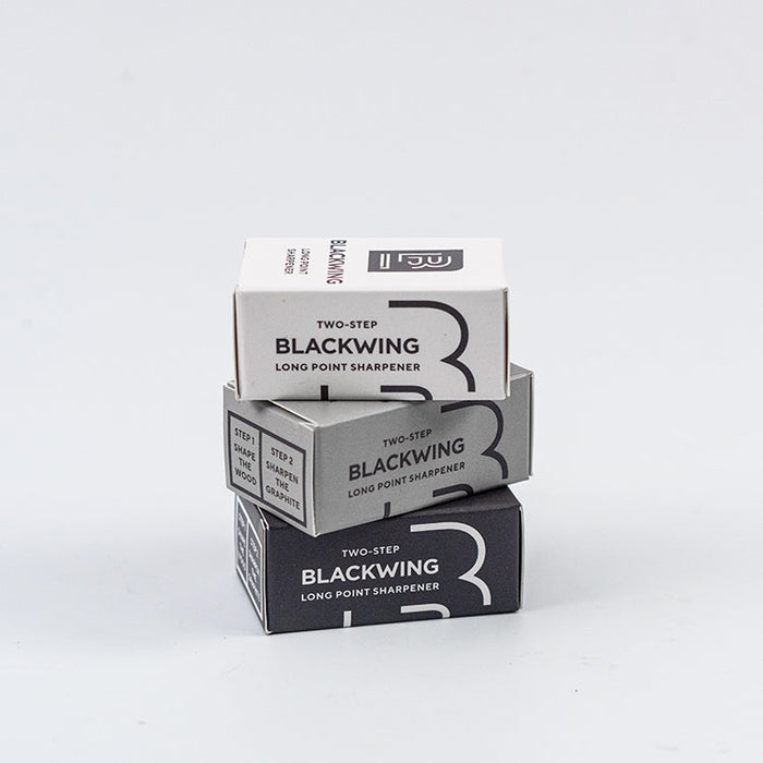 Blackwing Two-Step Long Point Pencil Sharpener - White
