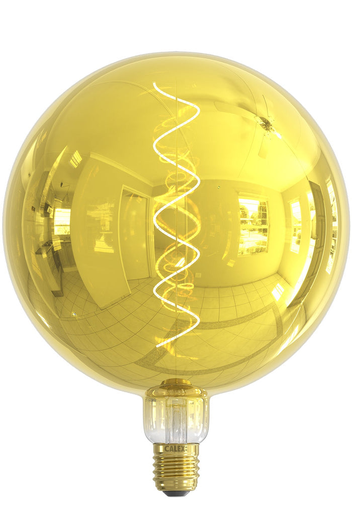 Calex Kalmar Lamp - E27 - Filament - Gold - WarmWhite - 4W