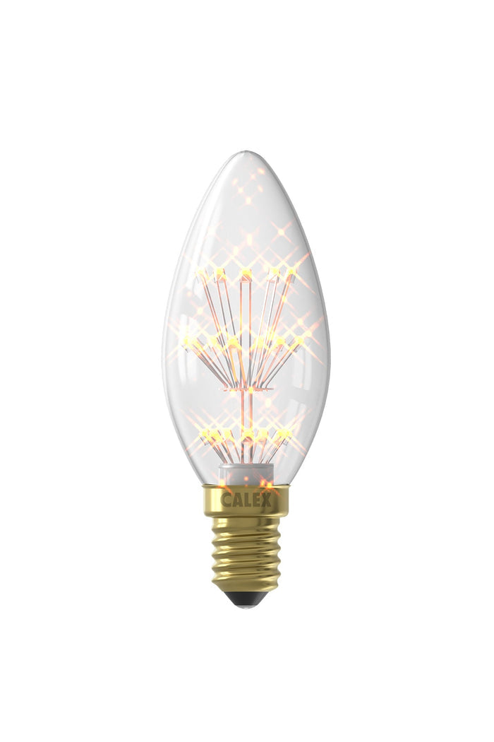 Calex Pearl LED Lamp - E14 - B35 - Clear - 1W