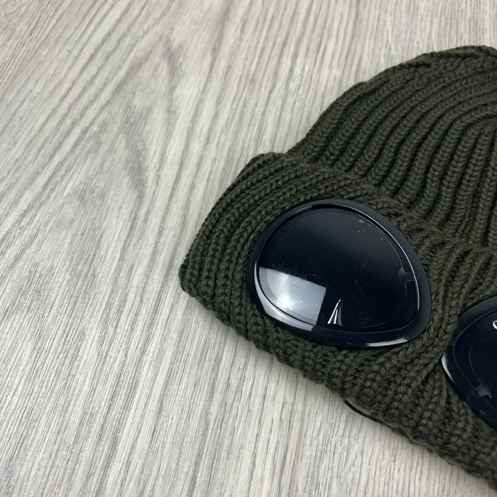 CP Company Goggle Beanie - Ivy Green