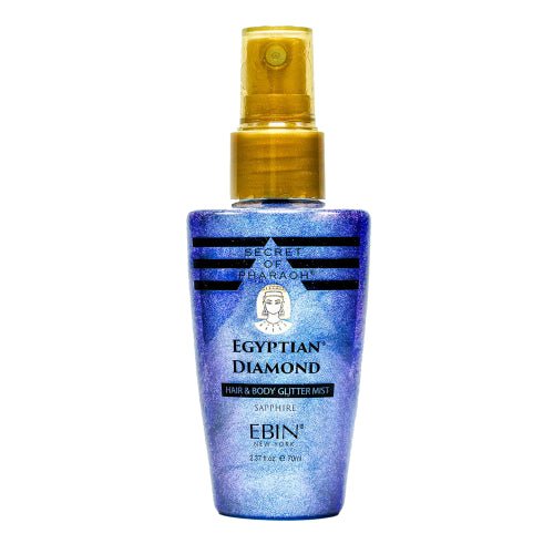 Ebin New York Secret of Pharaoh Egyptian Diamond Hair & Body Glitter Mist 2.37oz/ 70ml - ikatehouse
