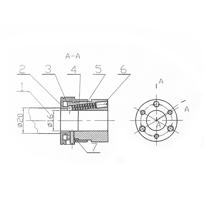 Fiber Optic Illuminator Cable Adapter ML02311111-0004