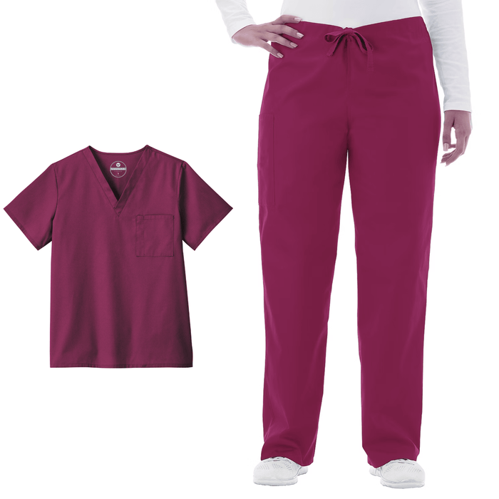 FUNDAMENTALS Unisex Scrub Top & Pant Set - Fine Scrubs