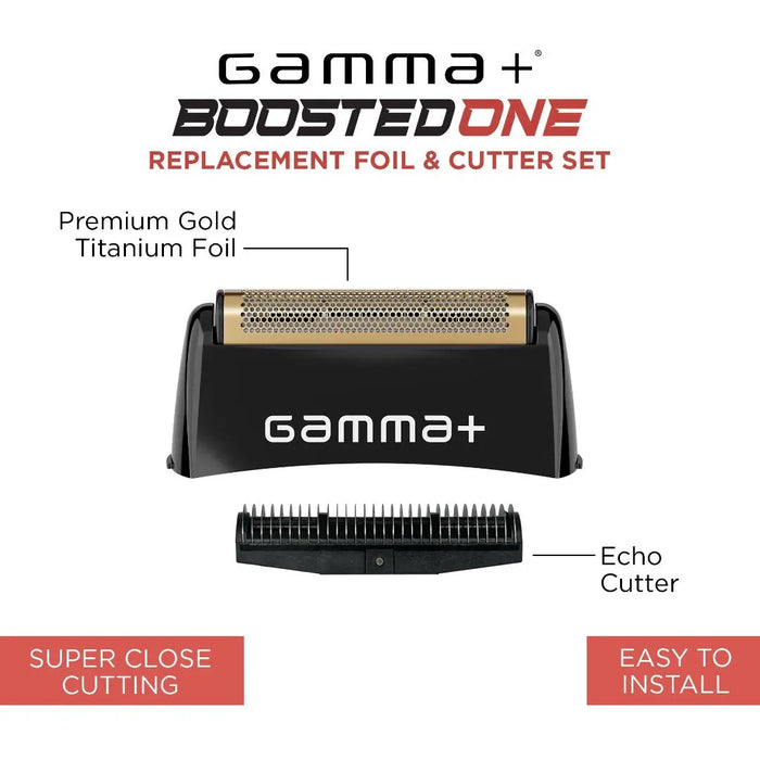 Gamma+ Boosted One Replacement Foil & Echo Cutter – Gold Titanium Gamma+