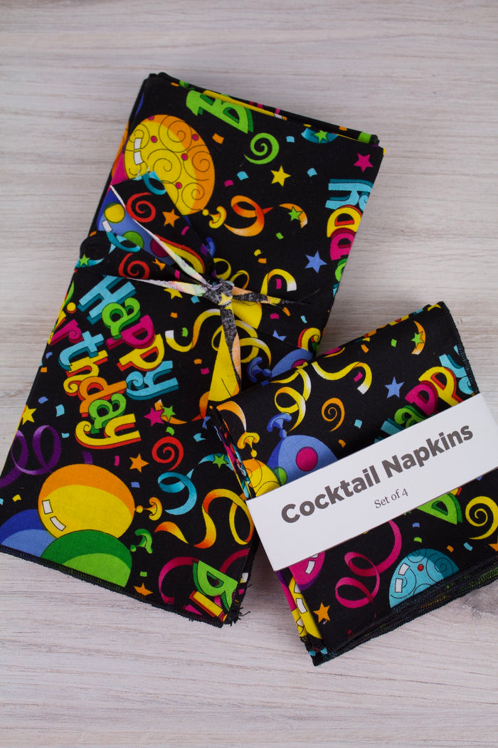 Happy Birthday Ballons Napkins