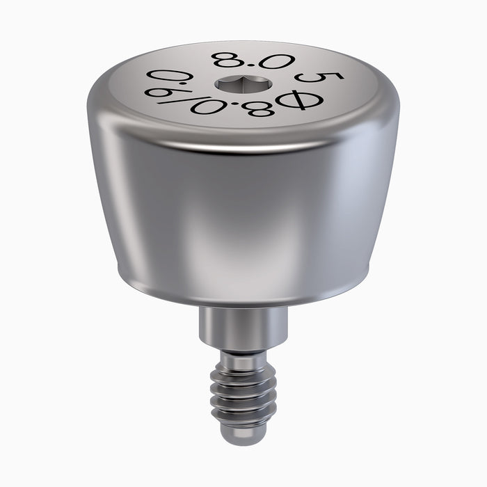 I-HEXMRT™ Internal Hex Healing Abutment, 8.0 x 5.0 mm Cuff 8.0/9.0