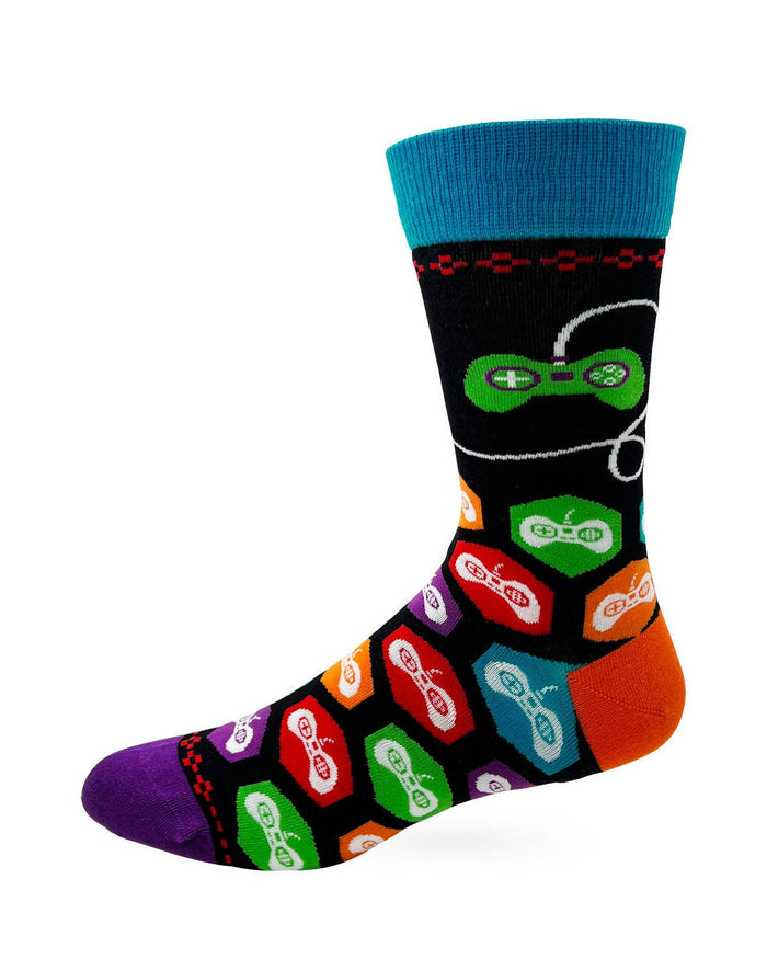 I'm Not Procrastinating I'm Doing Side Quests Men's Novelty Crew Socks - Premium from Fabdaz - Just $11.95! Shop now at Pat's Monograms