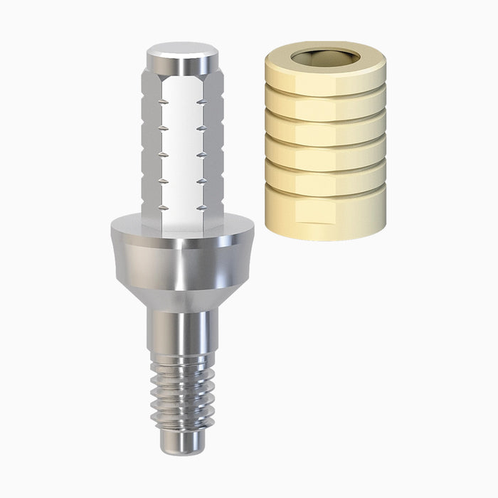 Internal Hex Titanium Temporary Abutment, Immediate, SP, C1.5 mm