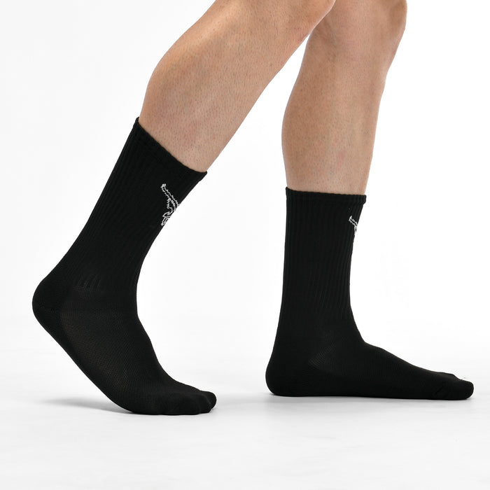 IRONGEAR Outline Crew Socks 2 Pack - IRONGEAR Fitness