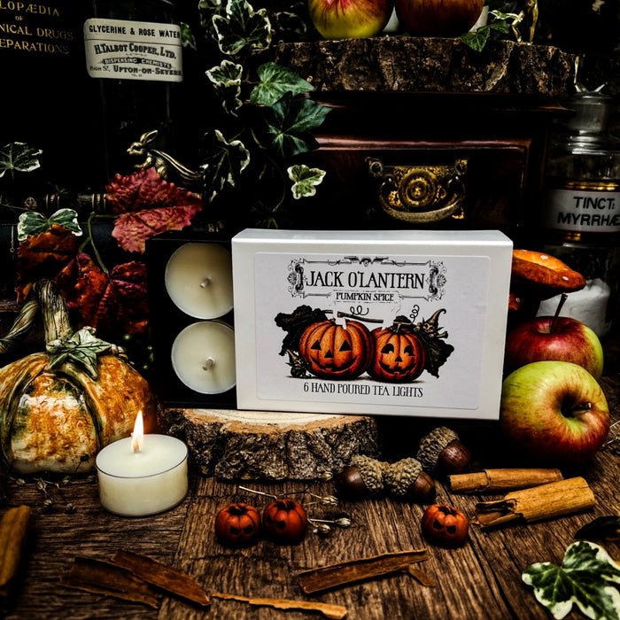 Jack O'Lantern Scented Tea Lights - Pumpkin Spice