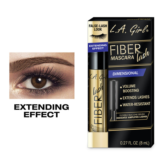 LA GIRL Fiber Lash Mascara Extending Effect Intensive Black ماسكارا الرموش الفايبر