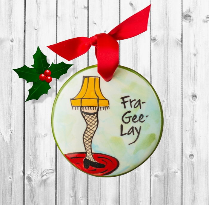 Leg Lamp Christmas Ornament - Premium from Nola Watkins - Just $24.95! Shop now at Pat's Monograms