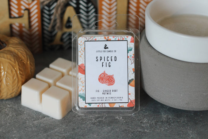 Little Fox Candle Co - Spiced Fig Wax Melt Bar