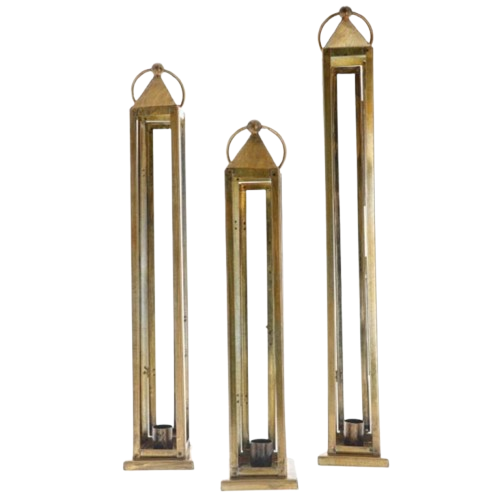 Metal Lantern Candle Holder (large)