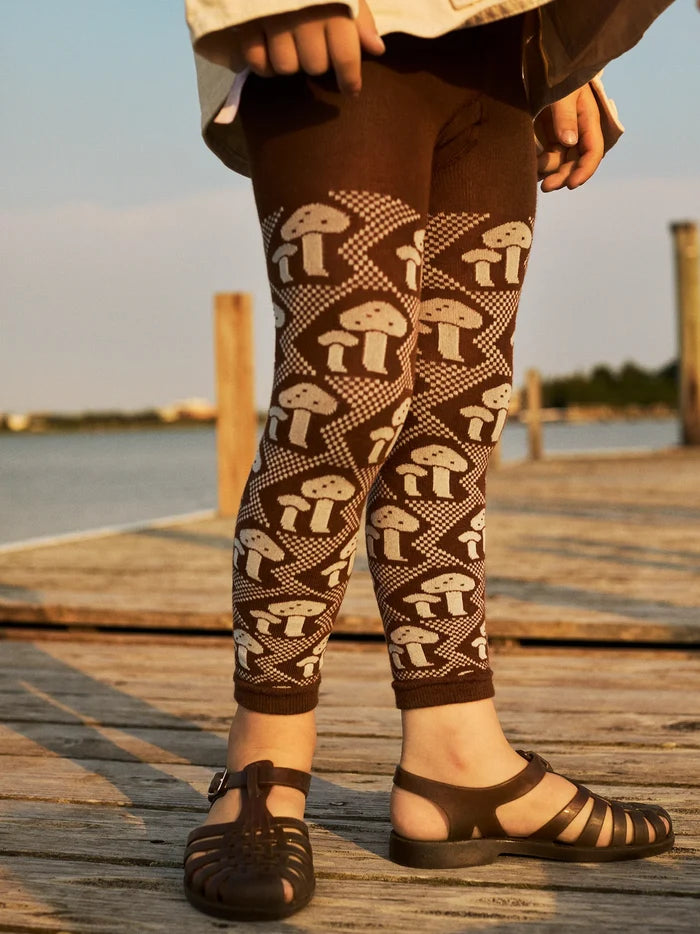 Mini Button Mushroom Leggings