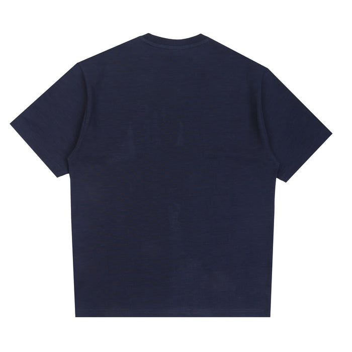 Mmix Heavy Slub T-Shirt - Navy