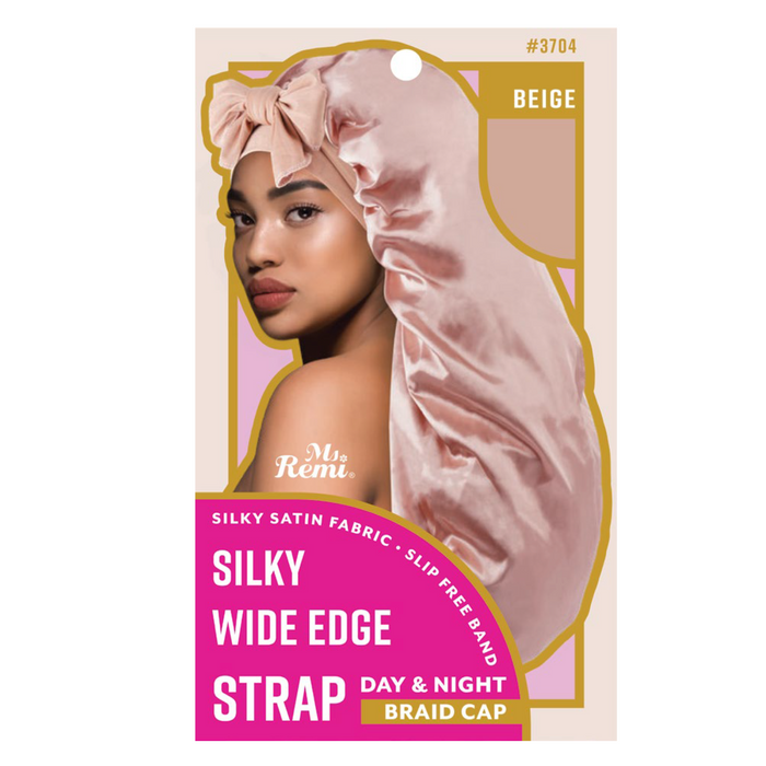 Ms. Remi Silky Wide Edge Strap Day & Night Cap, Braid Assorted