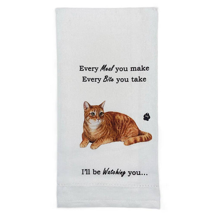 Orange Tabby Cat Kitchen Towel - Premium from E&S Pets - Just $10.95! Shop now at Pat's Monograms