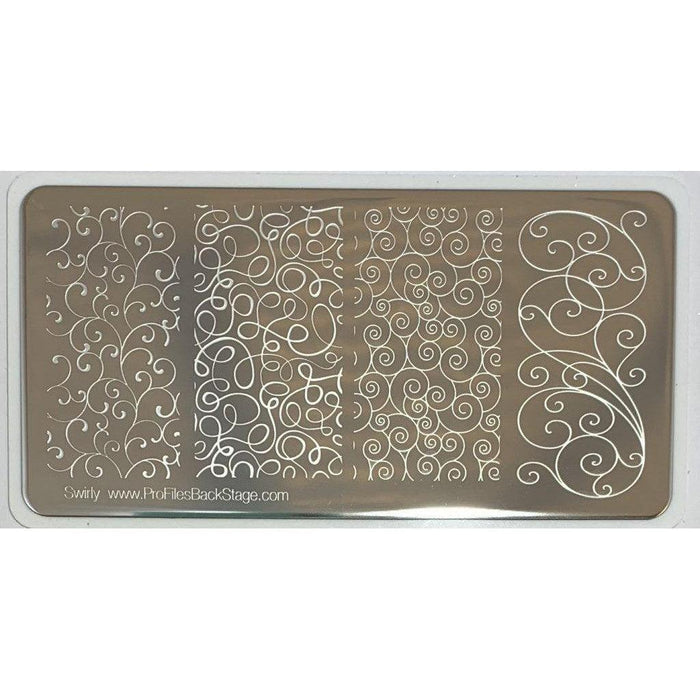 Stamping Plate Swirly