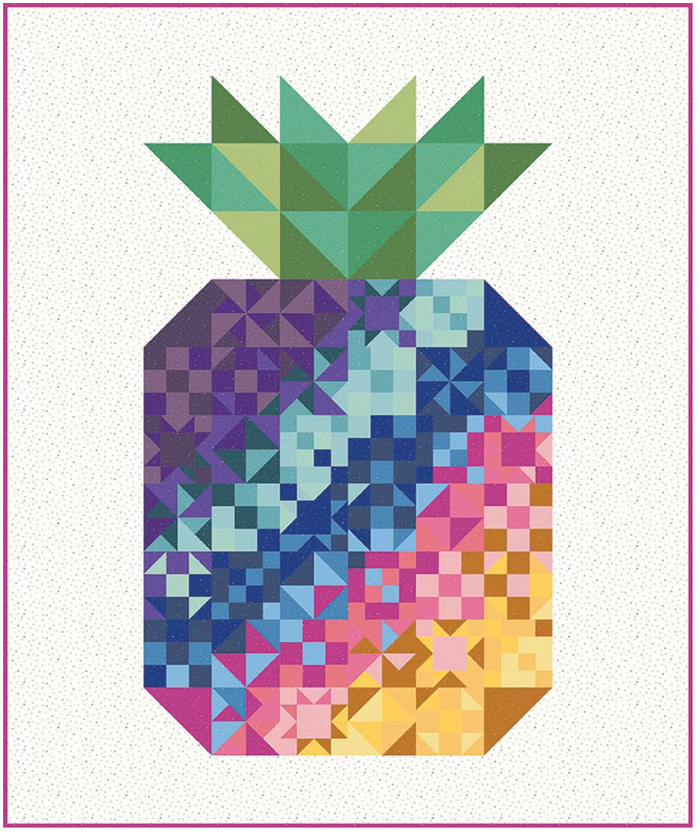 Pineapple Party Quilt Pattern by Swirly Girl Design