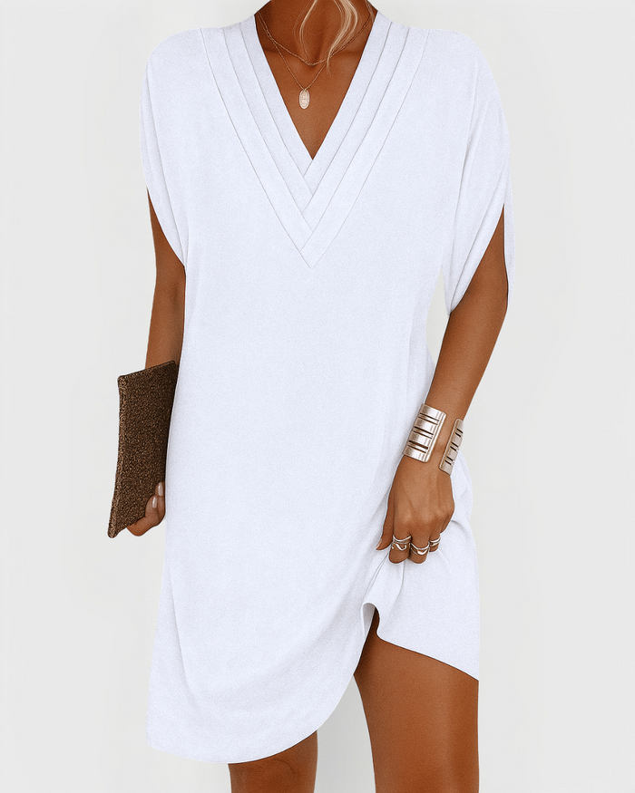 Rachel | V-Neck Mini Dress