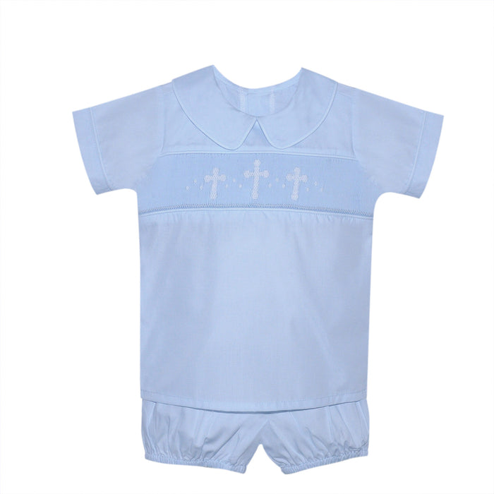 RN Madison Cross Short Set-Lt. Blue