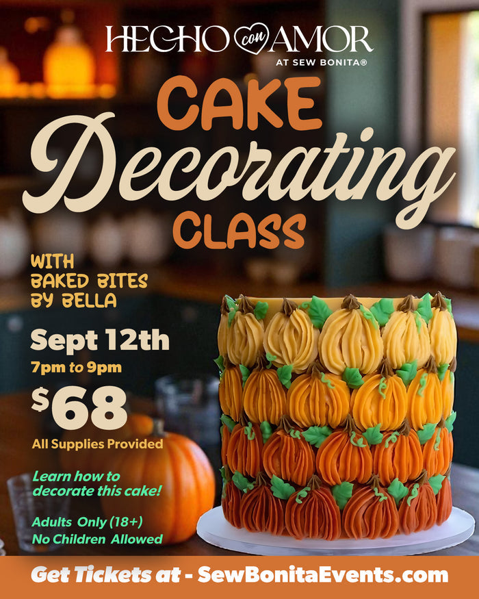 Sept 12th, 2025 / Cake Decorating Class