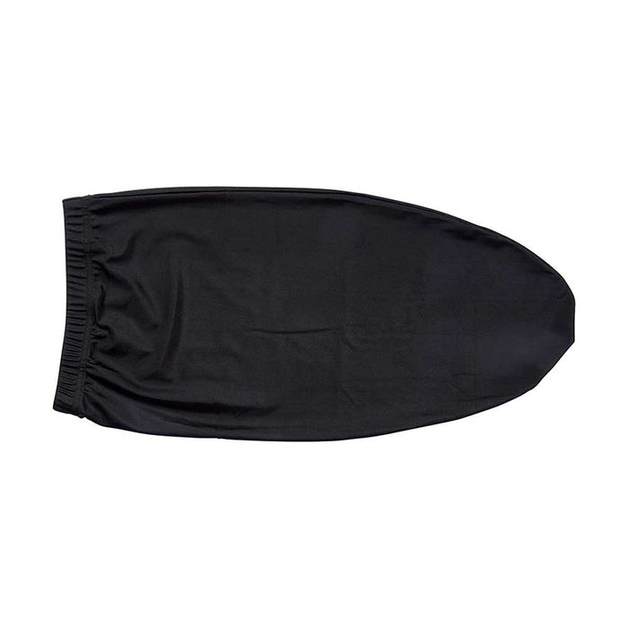 RED BEAUTY by KISS black super jumbo silky spandex loc cap with elastic band for large locs