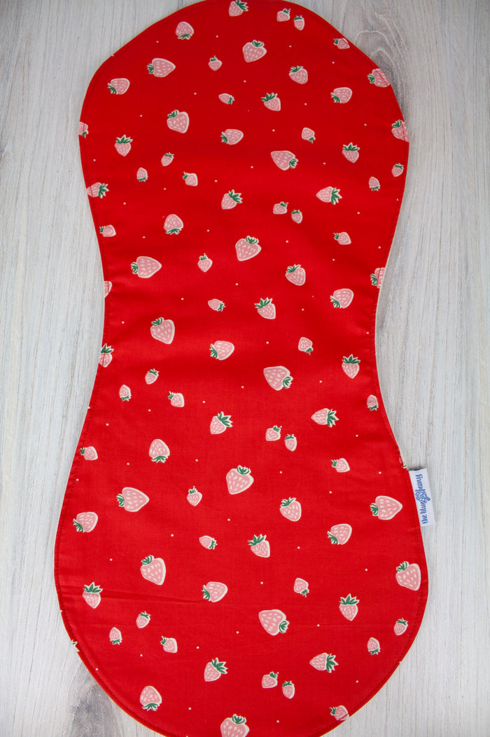 Strawberries Burp Bib