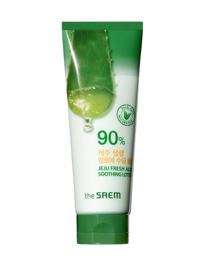 THE SAEM Jeju Fresh Aloe Soothing Lotion 90%