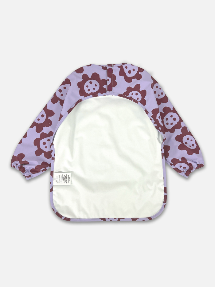 Violet Sunflowers Smock Bib