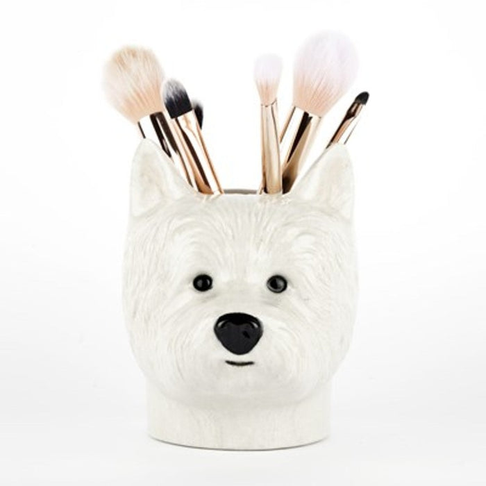 Westie Pencil Pot - Filled