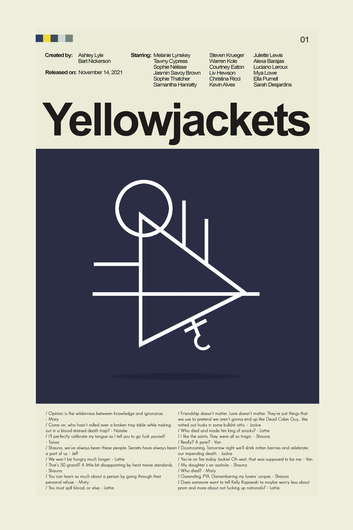 Yellowjackets (Season 1) - Symbol | 12"x18" or 18"x24" Print only