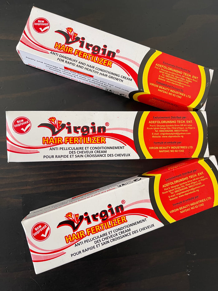 1 Tube - Virgin Hair Fertilizers Anti - Dandruff and Hair Conditioning Cream 125g
