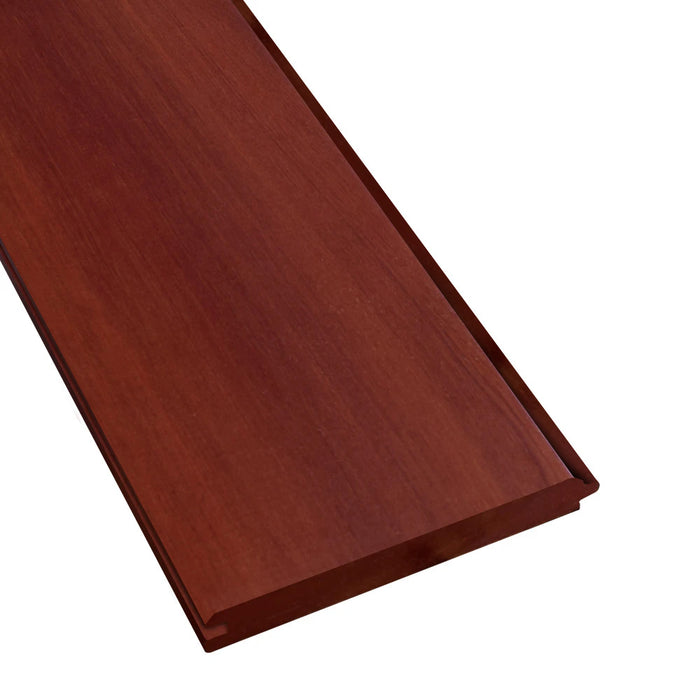 1 x 6 +Plus® Brazilian Redwood (Massaranduba) Wood 45° V-Groove