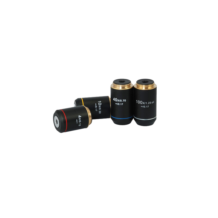 100X Infinity-Corrected Achromatic Microscope Objective Lens Working Distance 0.12mm