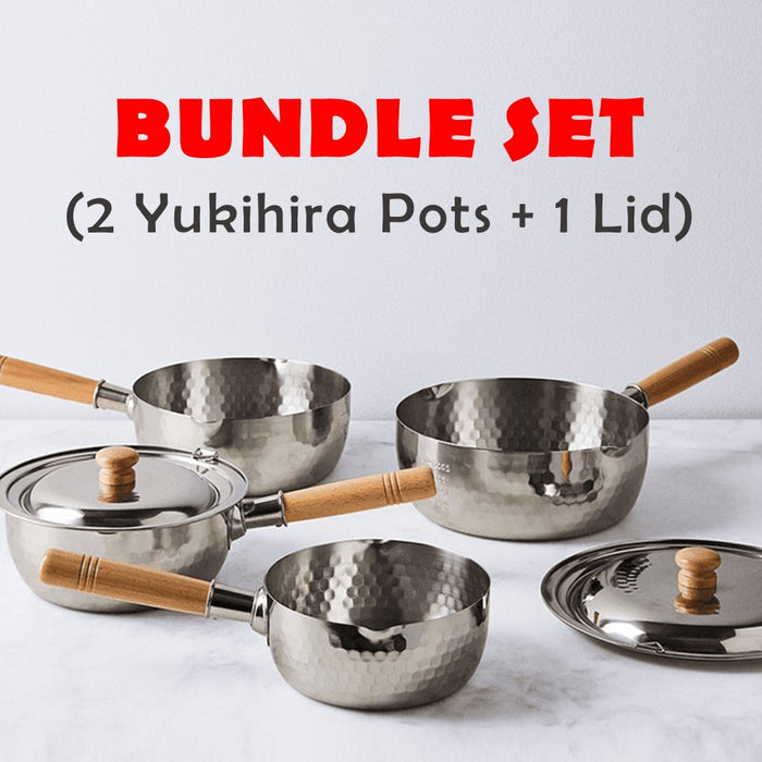 YOSHIKAWA 2 Yukihira Pot + 1 Yukihira-Pot Lid (22cm - 24cm) | Isetan KL Online Store