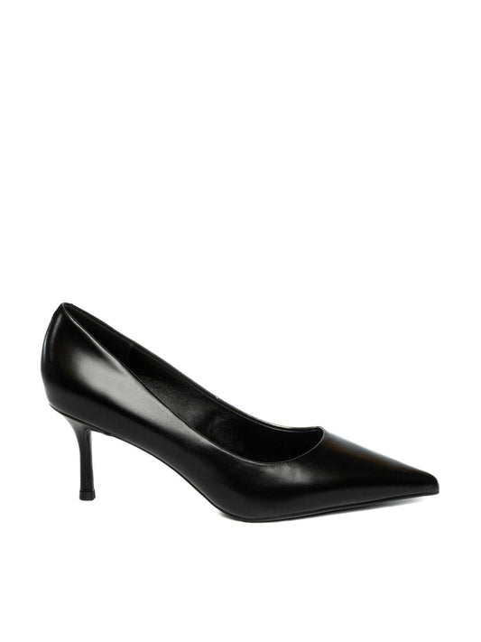 CHICONIC 208 black leather décolleté 208 VIT-NERO