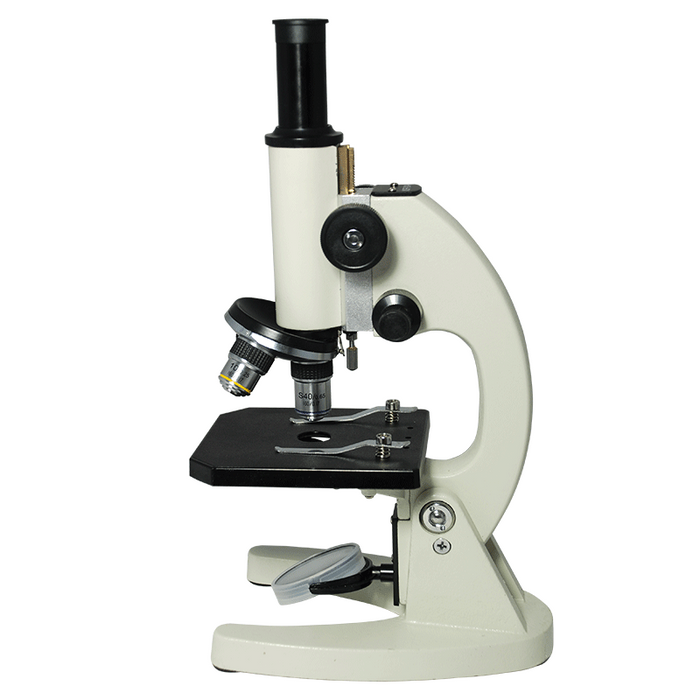 40X-640X Beginner Biological Compound Monocular Microscope for Students/Hobbyists