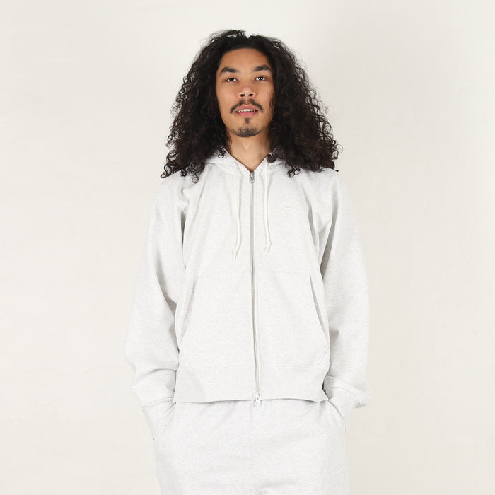 Nike 560 Fleece FZ Hooded Sweat - Birch Hthr