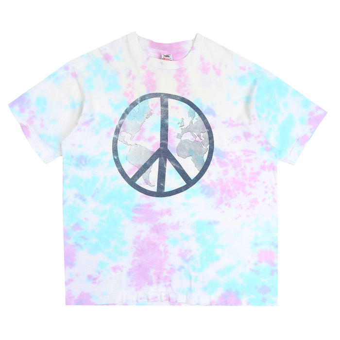 90S Tie Dye Peace Sign
