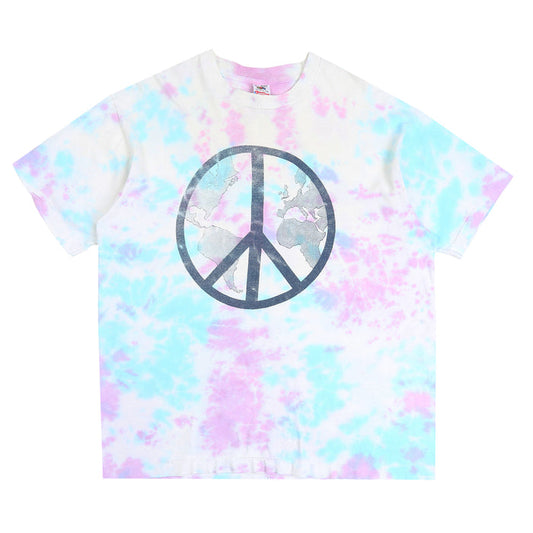 90S Tie Dye Peace Sign