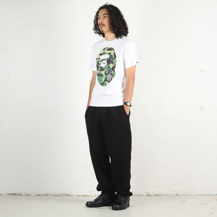 ABC Camo Big Ape Head T-Shirt - White/Green