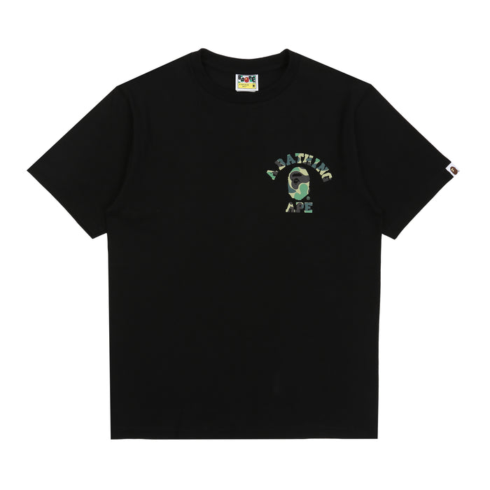 ABC Camo College Ats T-Shirt - Black/Green