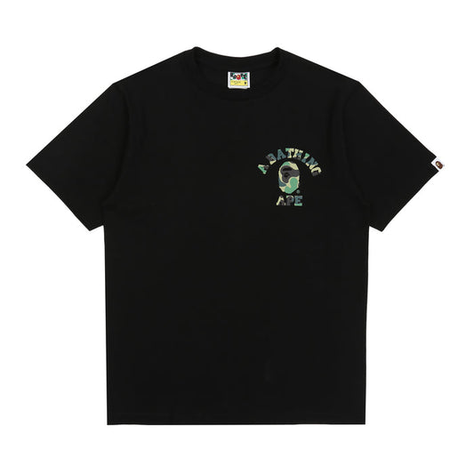 ABC Camo College Ats T-Shirt - Black/Green