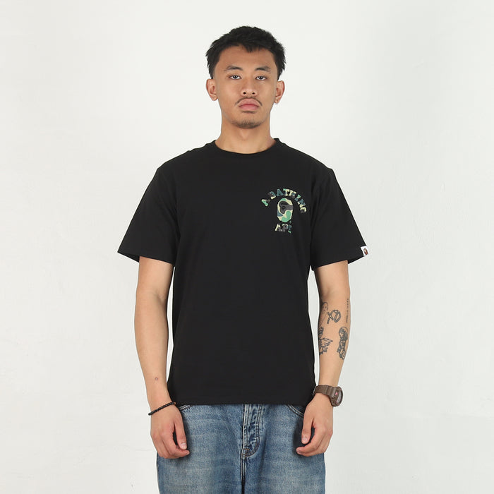 ABC Camo College Ats T-Shirt - Black/Green